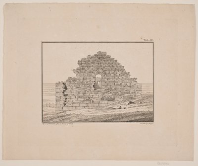 Templomromok Grönlandon. Illusztráció W.A. Grah. Kutatói kirándulás Grönland keleti partvidékére alkotó: Oluf Olufsen Bagge