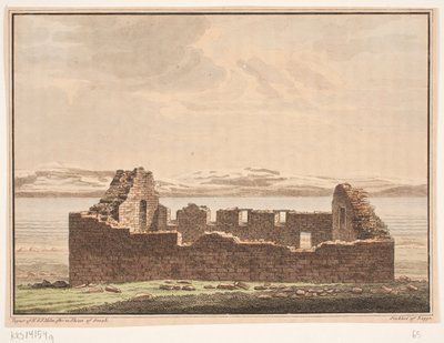 Templomromok Grönlandon. Illusztráció W.A. Grah. Kutatói kirándulás Grönland keleti partvidékére alkotó: Oluf Olufsen Bagge