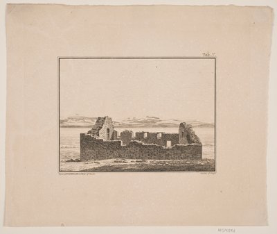 Templomromok Grönlandon. Illusztráció W.A. Grah. Kutatói kirándulás Grönland keleti partvidékére alkotó: Oluf Olufsen Bagge