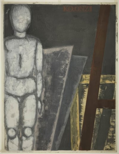 Manöken a stúdióban alkotó: Onchi Kôshirô