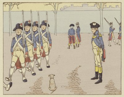Napóleon hadnagyként 1785-ben Valence-ben nézte a puskafúrást alkotó: Onfray de Breville Job