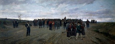 Visszatérés Mentanából (olaj, vászon) alkotó: Onorato Carlandi