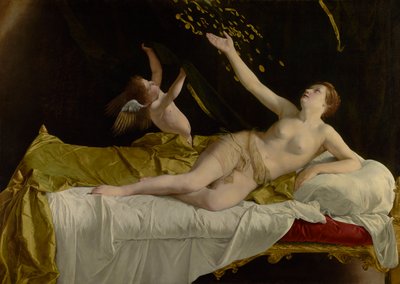 Danaë és az aranyeső alkotó: Orazio Gentileschi