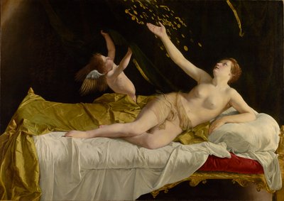 Danaë és az aranyeső alkotó: Orazio Gentileschi