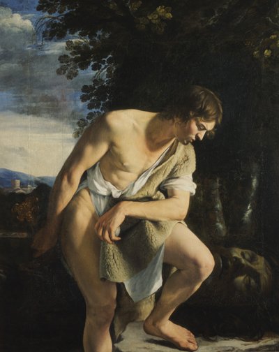 David (olaj, vászon) alkotó: Orazio Gentileschi
