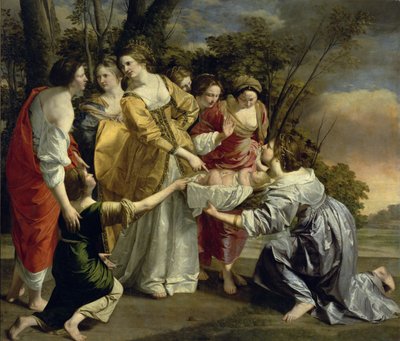 Mózes megmentve a Nílusból, 1630 körül (olaj, vászon) alkotó: Orazio Gentileschi
