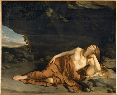Bűnbánó Mária Magdolna (festmény, vászon) alkotó: Orazio Gentileschi