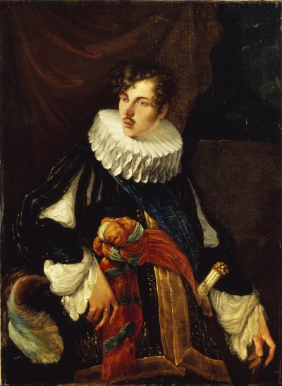 Vaszilij Alekszejevics Perovszkij gróf portréja 1794-1857 17. századi spanyol viseletben, 1809 alkotó: Orest Adamovich Kiprensky