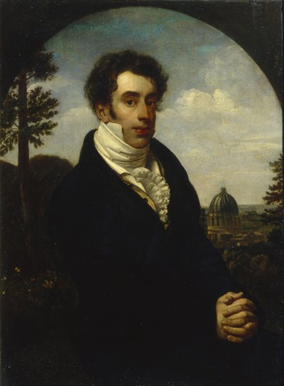Alekszandr Mihajlovics Golicin herceg portréja 1798-1858, 1819 alkotó: Orest Adamovich Kiprensky