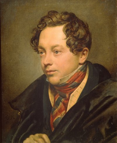Pjotr-medence művész portréja 1794-1881, 1829 alkotó: Orest Adamovich Kiprensky
