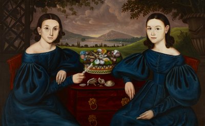 Ann és Eliza Dusenberry, 1838 alkotó: Orlando I. Bears