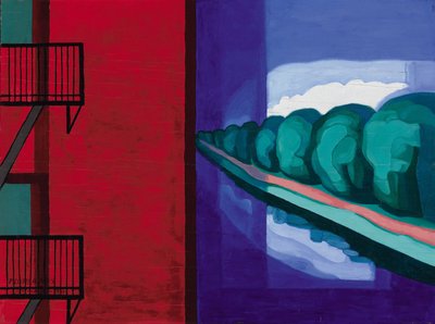 Kontrasztok (két szóköz) alkotó: Oscar Florianus Bluemner