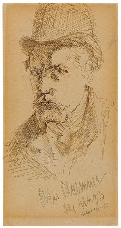 Önarckép alkotó: Oscar Florianus Bluemner