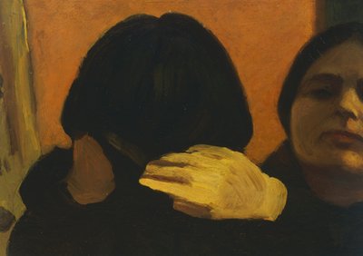 Isa a tükörben (A művész felesége) alkotó: Oscar Ghiglia