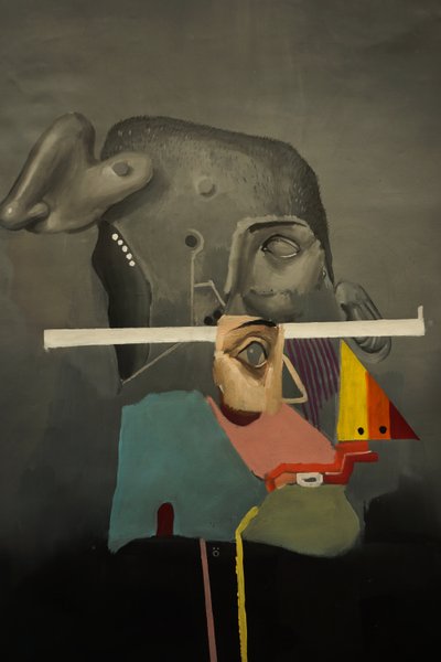 A Silly részlete, 2021-24 (olaj, vászon) alkotó: Oscar Nin