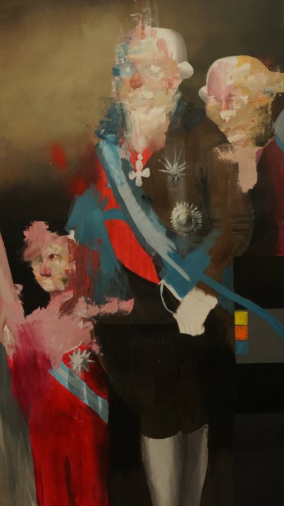 Imperial Reverie, 2020-2025 (akril és olaj, vászon) alkotó: Oscar Nin