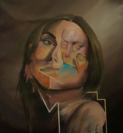 Pure, 2021-23 (olaj, vászon) alkotó: Oscar Nin