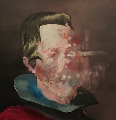 Velazquez Disintegrating, 2020-2025 (akril és olaj, vászon) alkotó: Oscar Nin