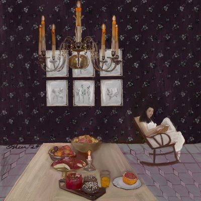 Reggeli és egy könyv alkotó: Osheensgallery