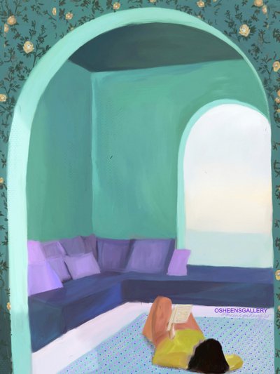 Békés olvasósarok alkotó: Osheensgallery