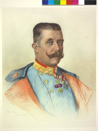 Ferenc Ferdinánd osztrák főherceg, Ausztria-Esztergom főhercege alkotó: Oskar Bruch