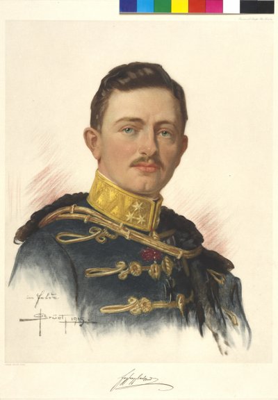 I. Károly osztrák császár alkotó: Oskar Bruch