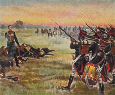 Tizenegy Schill-tiszt hősies halála alkotó: Oskar Freiwirth-Lutzow