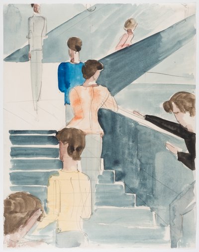 Bauhaus lépcsőház alkotó: Oskar Schlemmer