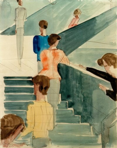 Bauhaus lépcsők alkotó: Oskar Schlemmer