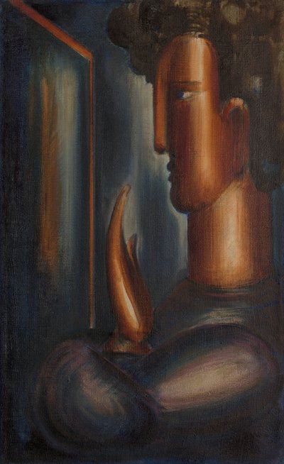 A Tükör előtt alkotó: Oskar Schlemmer