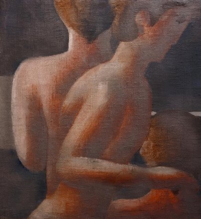 Három akt, ezüst fríz III alkotó: Oskar Schlemmer