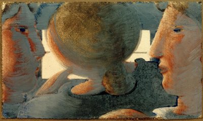 Három fej az ablak előtt alkotó: Oskar Schlemmer