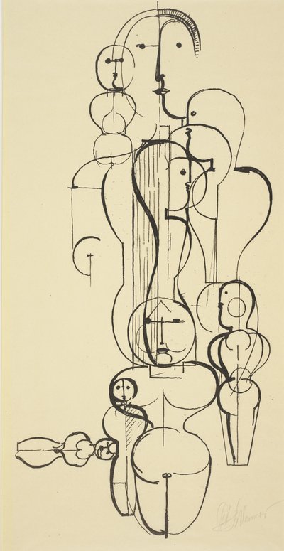 Ábraterv K 1 alkotó: Oskar Schlemmer