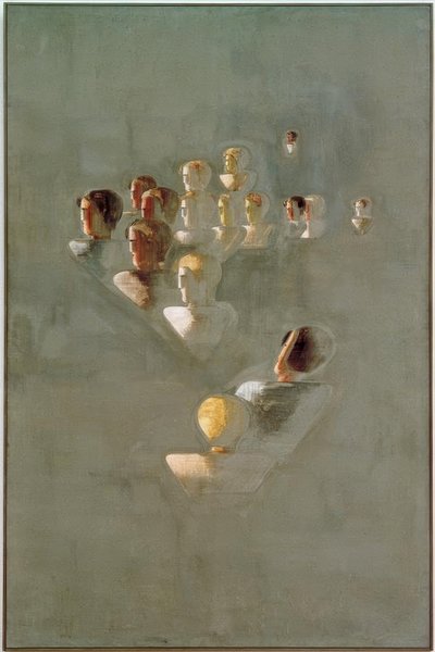 Folkwang ciklus: Leckék III alkotó: Oskar Schlemmer