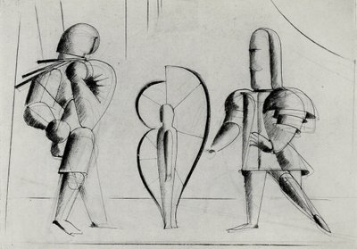 A Bauhaus színpadáról A Bauhaus színpadáról, 1925. alkotó: Oskar Schlemmer