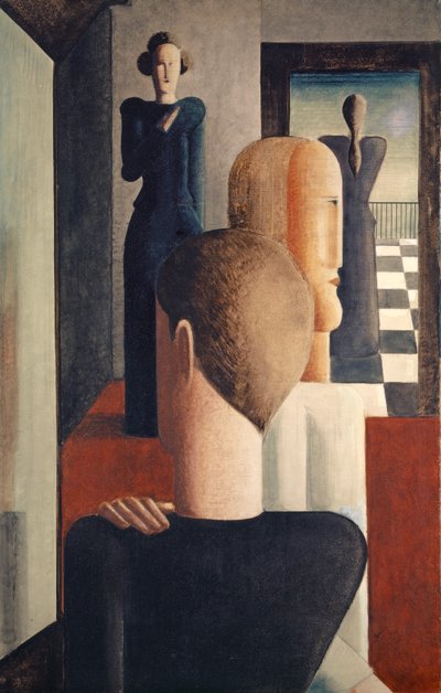 Belső ötfigurával, római alkotó: Oskar Schlemmer