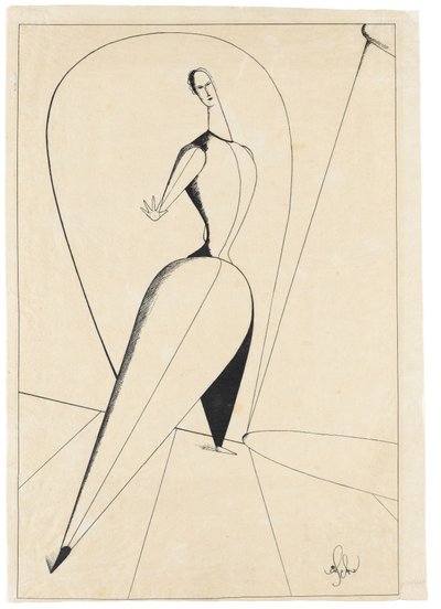 Táncosnő alkotó: Oskar Schlemmer