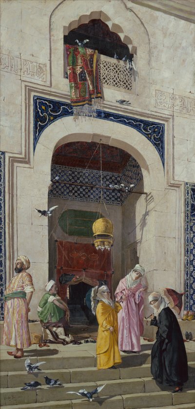 A bursai nagymecset ajtaja alkotó: Osman Hamdi Bey