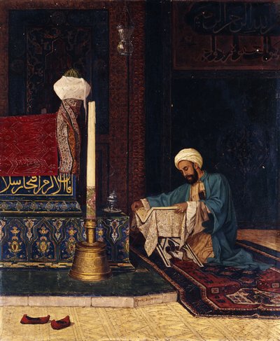 I. Mehmed sírja, Yesil Turbe, Bursa, 1881 alkotó: Osman Hamdi Bey