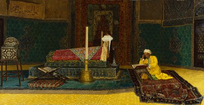 Mahomet sírjában alkotó: Osman Pacha Zadeh Hamdy-Bey