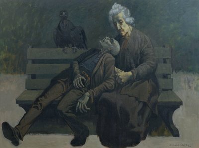 Egy pad Párizsban, 1960 alkotó: Osmund Caine