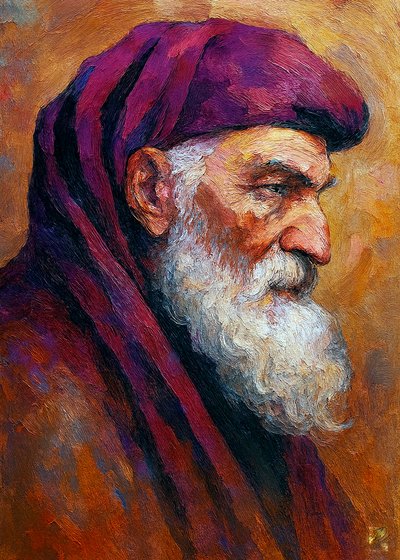 Elmélkedő ősi bölcs alkotó: Osvaldo Russo