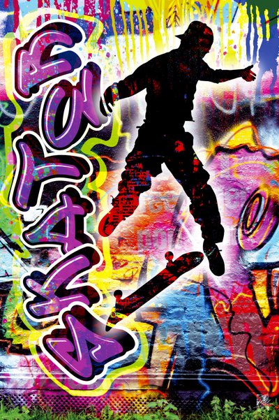 Városi gördeszkás graffiti alkotó: Osvaldo Russo