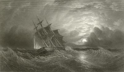 HMS Galatea egy körúton alkotó: Oswald Walters Brierly