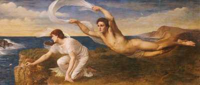 Boreas és Orithyia, 1879 körül (olaj, vászon) alkotó: Oswald von Glehn