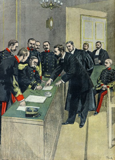 Alphonse Bertillon Alfred Dreyfus perében alkotó: Oswaldo Tofani