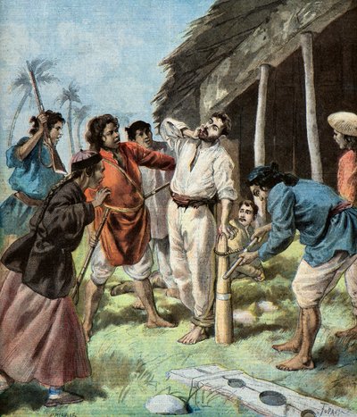 A Pavillons Noirs foglya, 1895 (Illusztráció) alkotó: Oswaldo Tofani