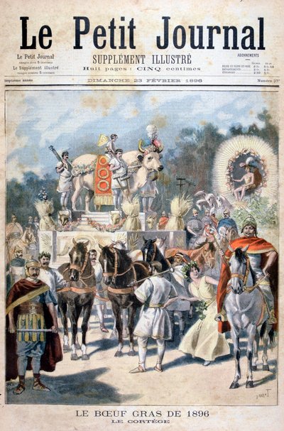 Hízott ökör ünnepségek Párizsban, 1896 alkotó: Oswaldo Tofani