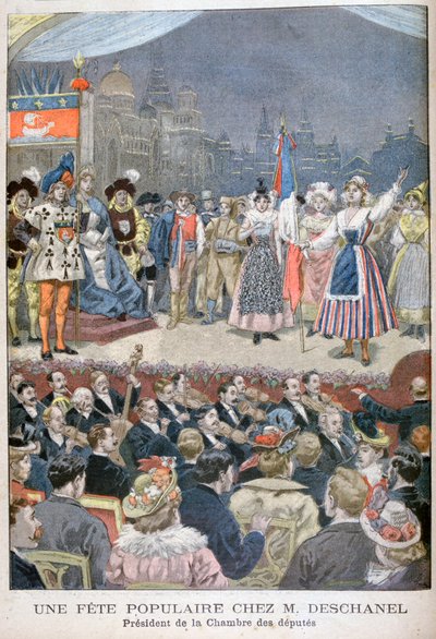 Paul Deschanel, Franciaország elnöke által népszerű ünnepség, 1900. alkotó: Oswaldo Tofani