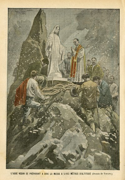 Oswaldo Tofani (1849-1915) illusztrációja a Le Pelerinben alkotó: Oswaldo Tofani